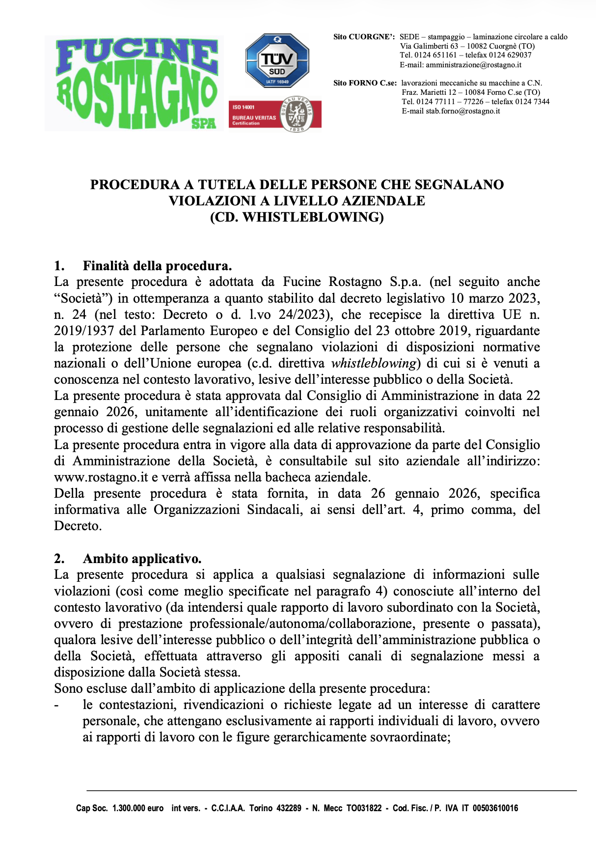 WHISTLEBLOWING